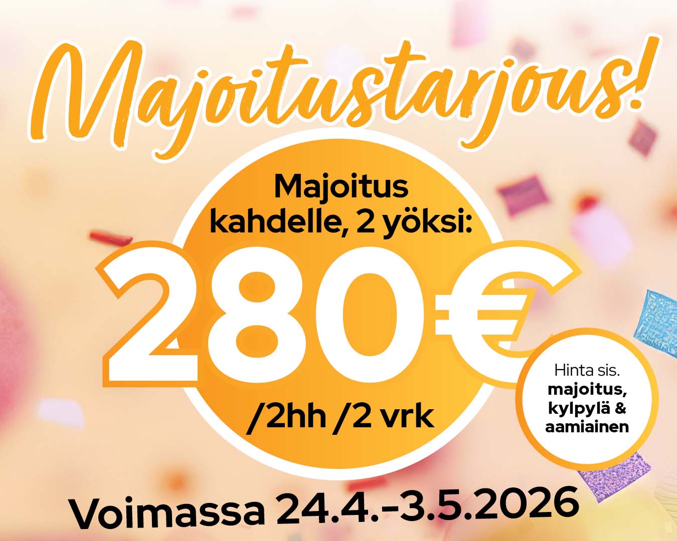 vappu-majoitustarjous-keurusselka-resort-01