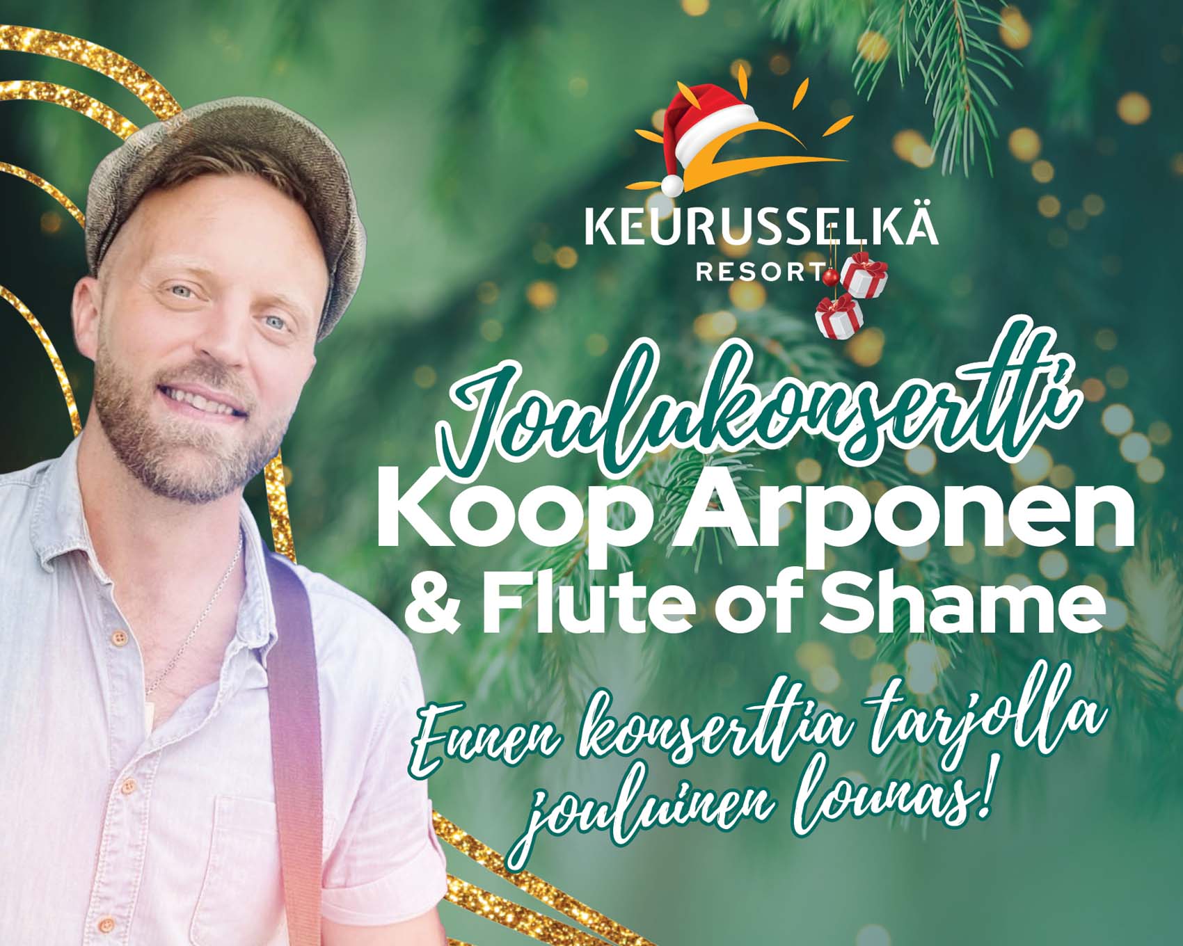 joulukonsertti-koop-arponen-flute-of-shame-2026-keurusselka-resort
